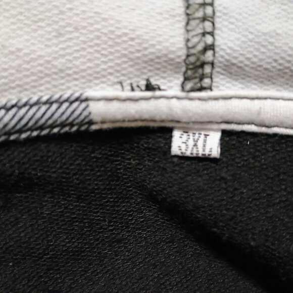 EUC: Haptics 3X Black & White Plaid Raglan Sleeve Hoodie - Picture 3 of 3